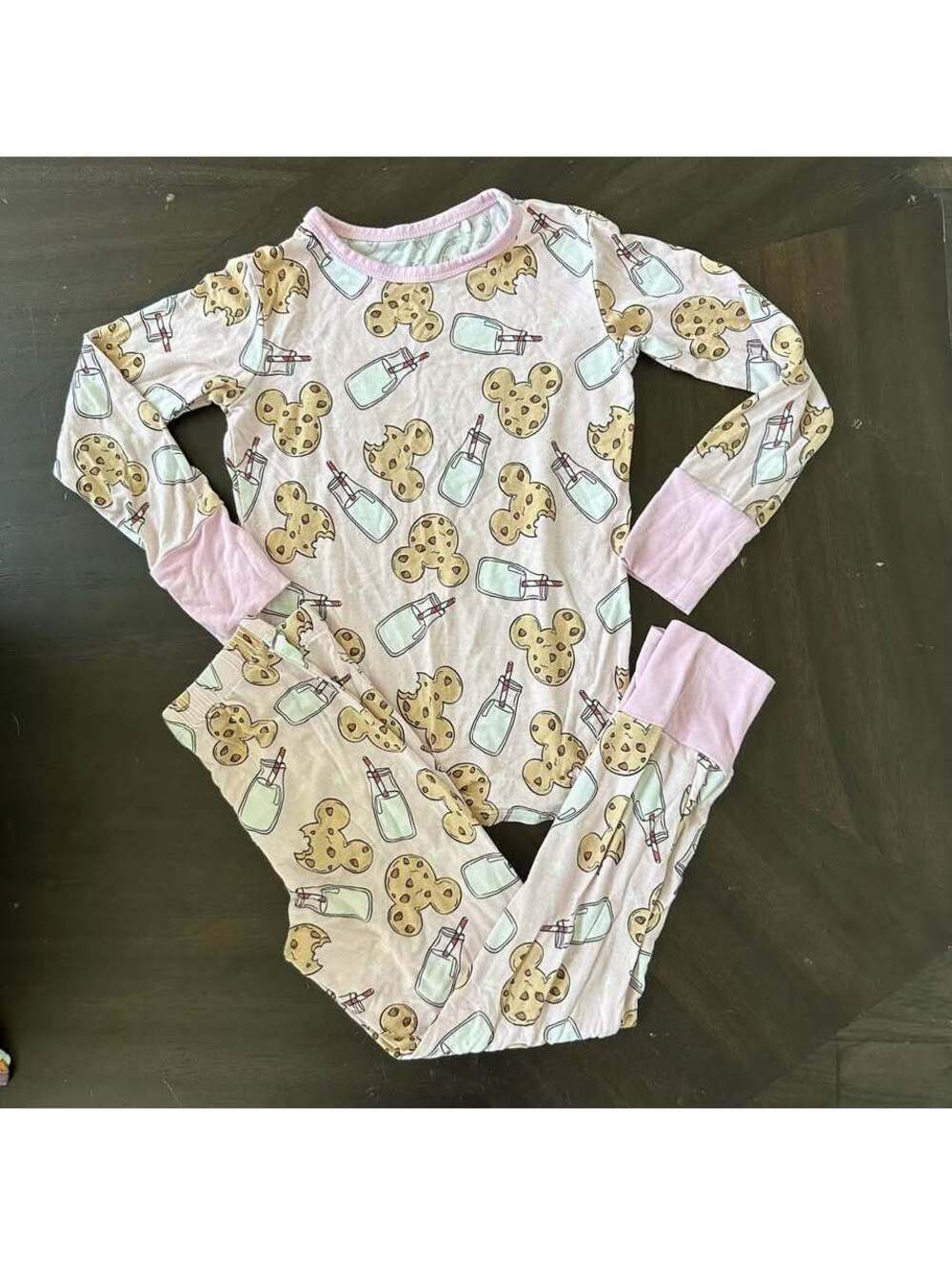 Little Snuggles Mini Milk & Cookies Pajamas 5t